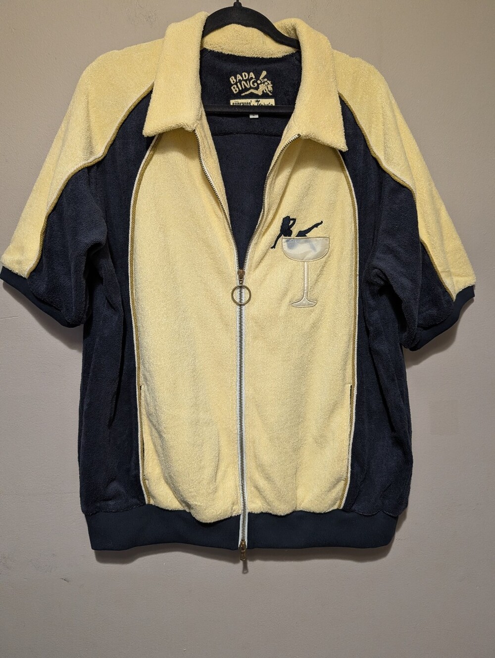 The Sopranos' Bada Bing Cabana Zipper Shirt